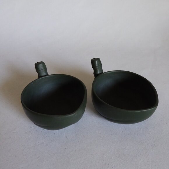 VINTAGE NEW TRADITIONAL CHINESE YIXING CICADA LEAF HANDMADE CLAY TEAPOT CUP SET - Picture 11 of 16